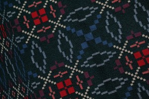  Liquorice Allsort Welsh Tapestry Teal & Scarlet TBV65